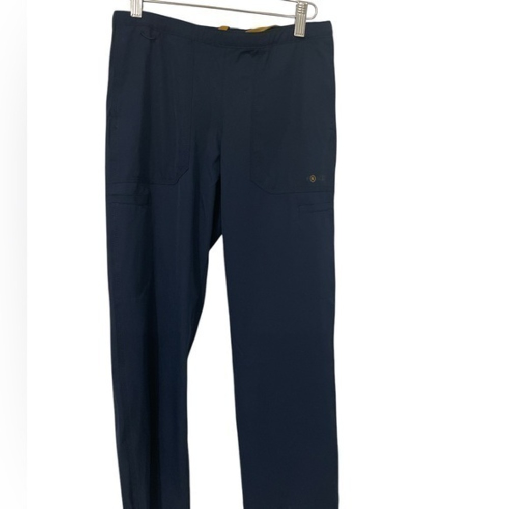 Women's Navy Pull-On Straight Leg Pants